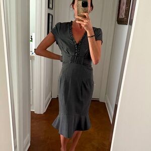 Business professional grey dress
